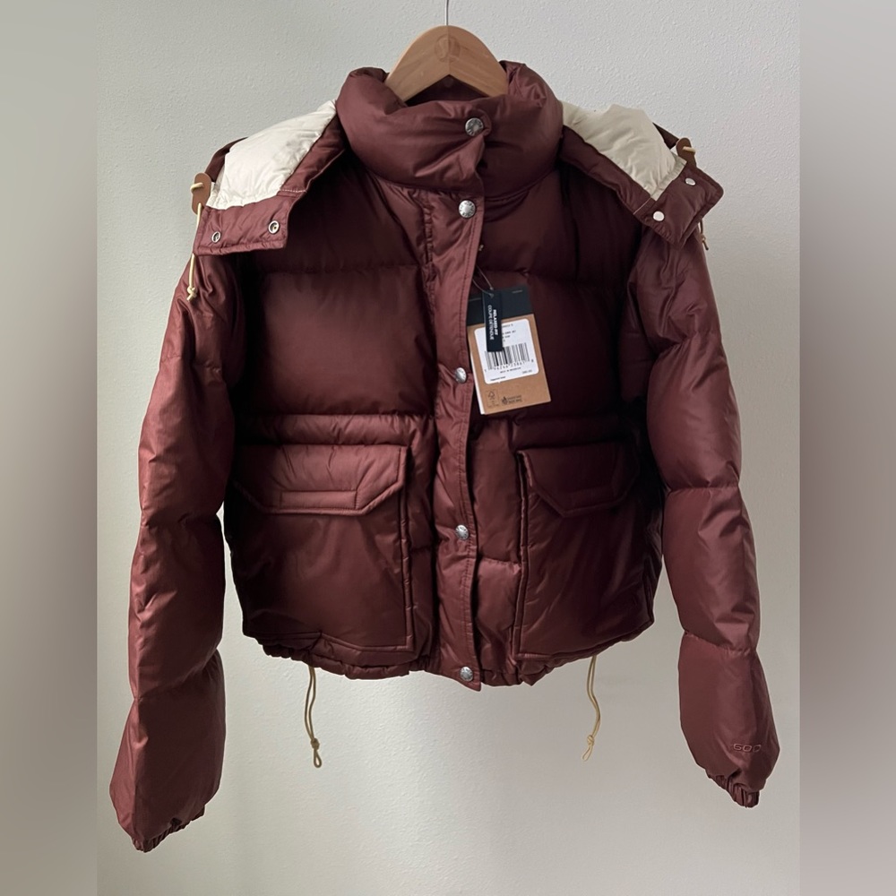 The North Face Women’s 71 Sierra Down short jacket in Dark Oka - Picture 3 of 13